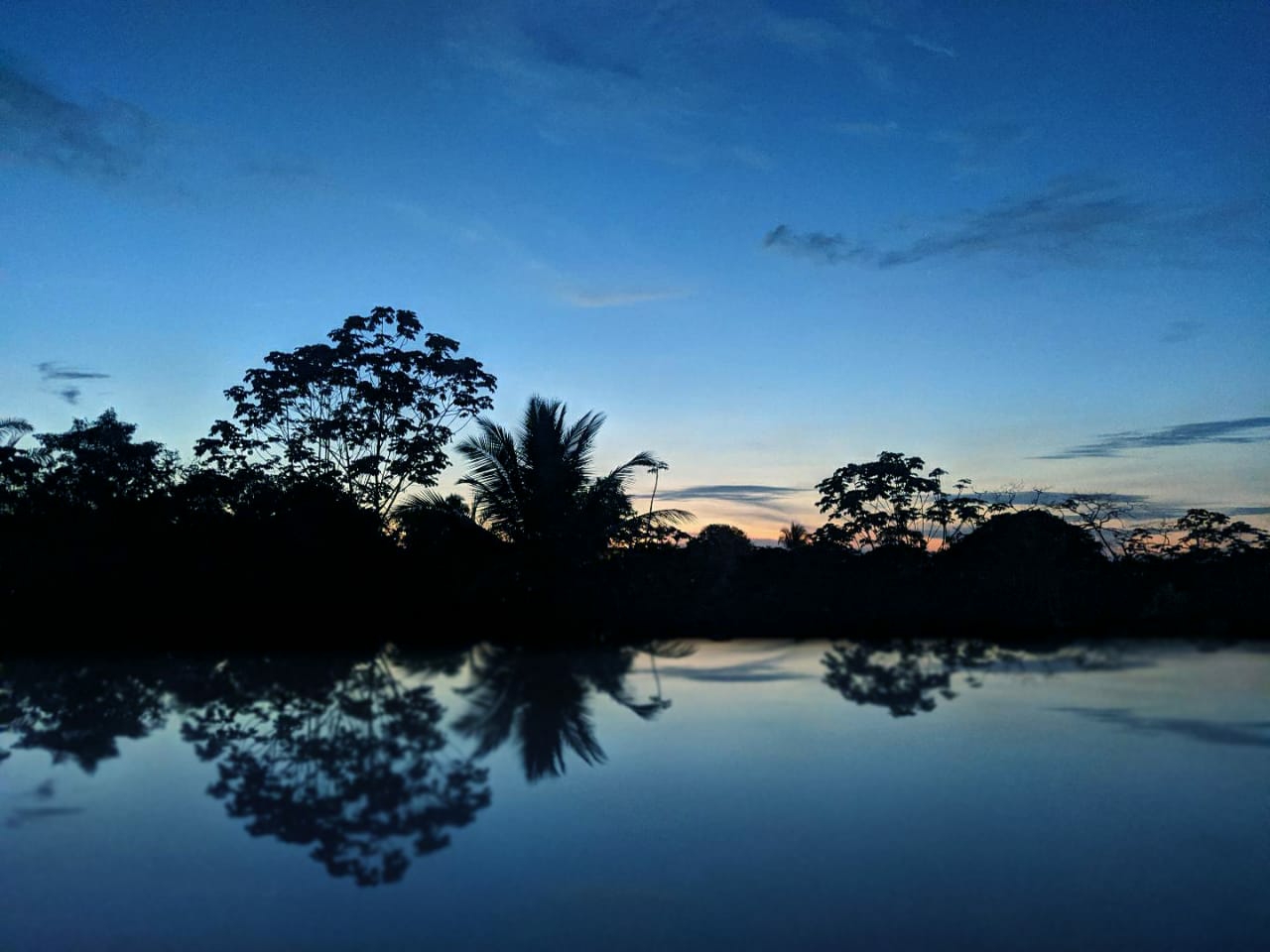 Reflejo de atardecer